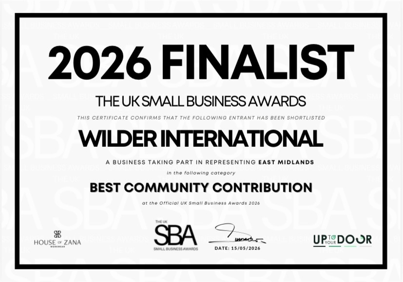 Wilder International is an award finalist!